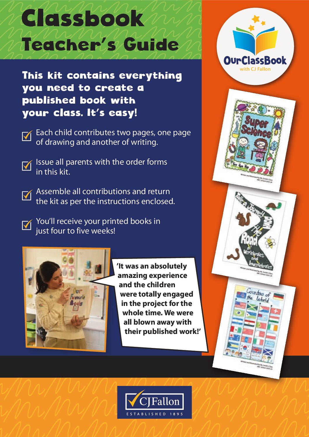 OurClassBook Teacher Instructions