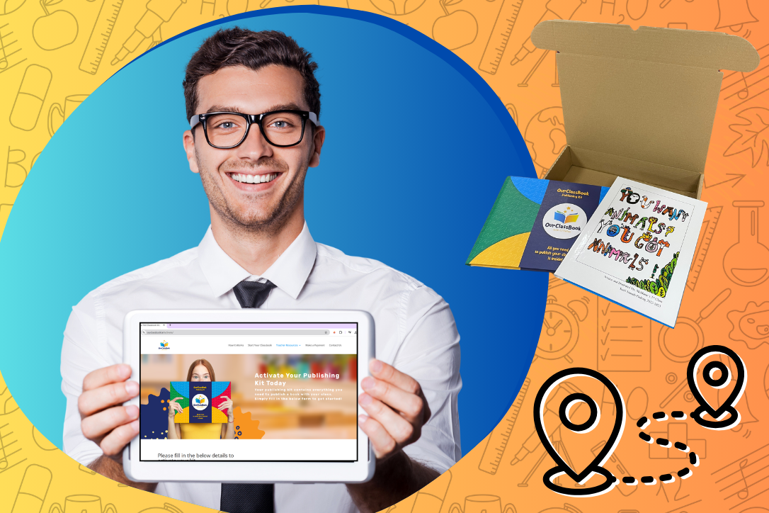 Classroom publishing kit contents with CJ Fallon